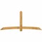Ekena Millwork Bellingham Rough Sawn Timber Gable Bracket, Western Red Cedar, 108"W x 49"H x 2"D x 6"F, 11/12 Pitch GBW108X49X0206BEL00RWR - alternate 1